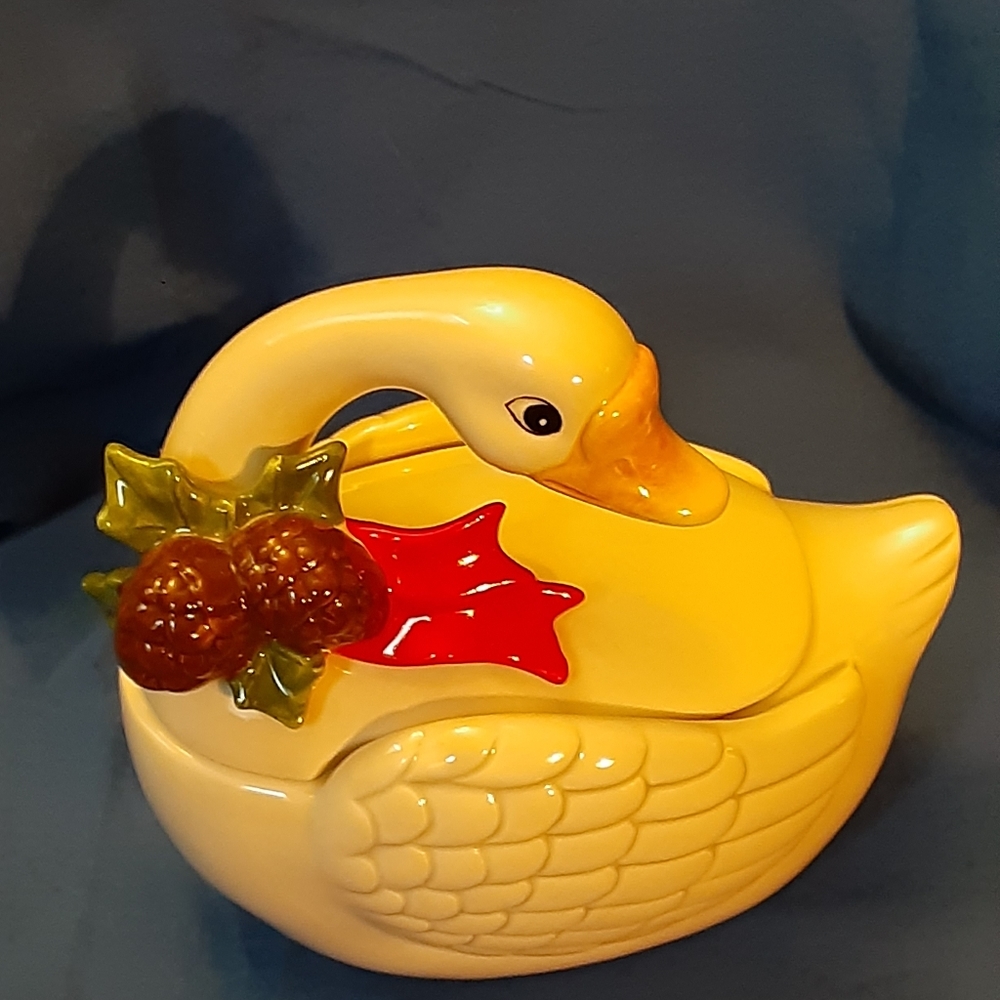 Vintage Royal Orleans Goose Trinket Box